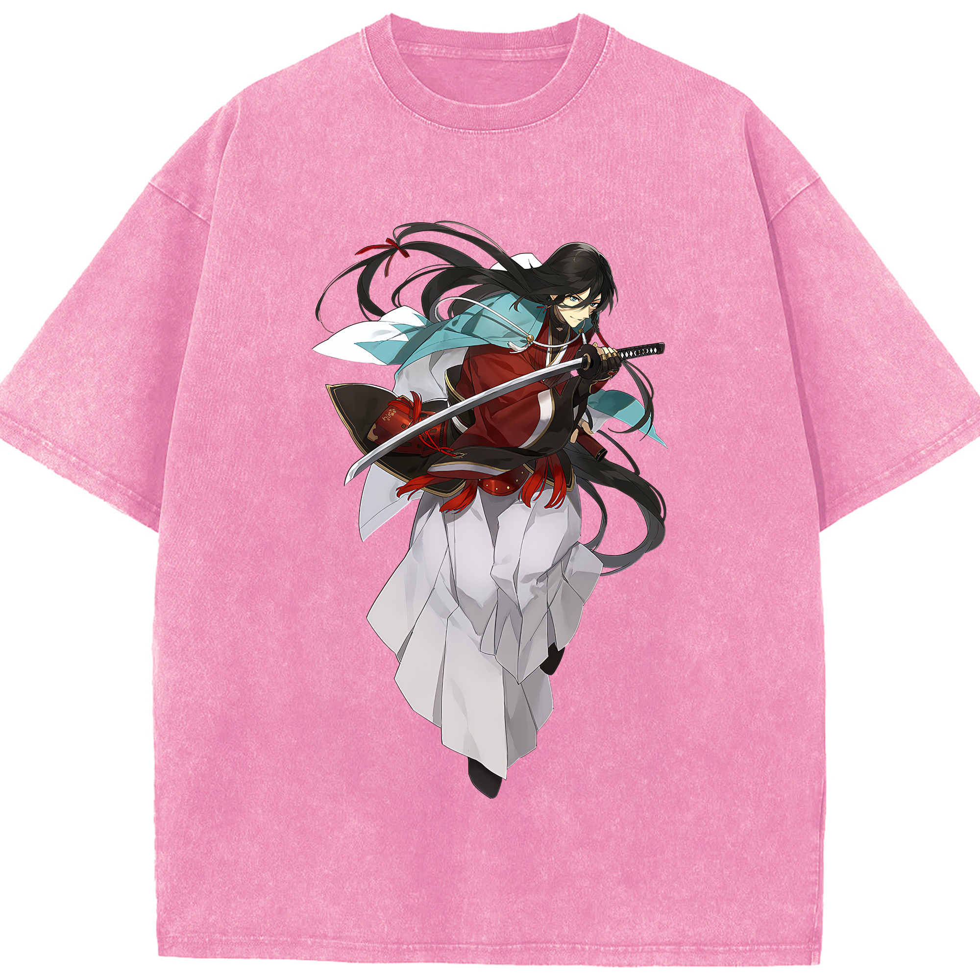 （画像用） 刀剣乱舞 Touken Ranbu 綿100% ヴィンテージ風 半袖Tシャツ（フロントプリント）